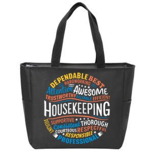 Housekeeping Appreciation Gifts Environmental Services Week Zip Tote Bag