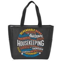 Housekeeping Appreciation Gifts Environmental Services Week Zip Tote Bag