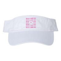 Have A Good Day Pink Smile Face Preppy Aesthetic Trendy Valucap Bio-Washed Visor