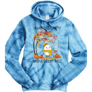 Had A Great Fall Funny Egg Thanksgiving Autumn Tie Dye Hoodie