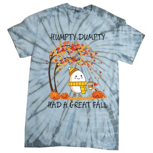 Had A Great Fall Funny Egg Thanksgiving Autumn Tie-Dye T-Shirt