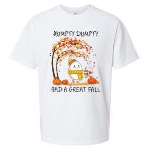 Had A Great Fall Funny Egg Thanksgiving Autumn Sueded Cloud Jersey T-Shirt