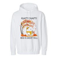 Had A Great Fall Funny Egg Thanksgiving Autumn Garment-Dyed Fleece Hoodie