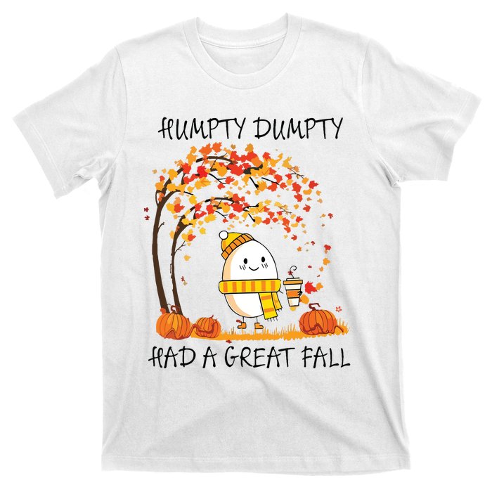 Had A Great Fall Funny Egg Thanksgiving Autumn T-Shirt