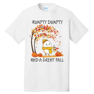 Had A Great Fall Funny Egg Thanksgiving Autumn Tall T-Shirt