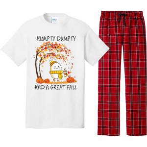 Had A Great Fall Funny Egg Thanksgiving Autumn Pajama Set