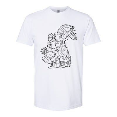 Huitzilopochtli Aztec God Aztec Mythology Mayan Sun War God Softstyle CVC T-Shirt