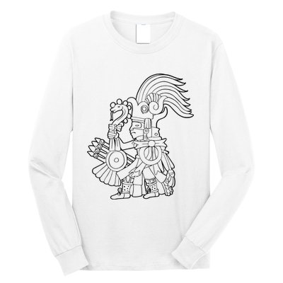 Huitzilopochtli Aztec God Aztec Mythology Mayan Sun War God Long Sleeve Shirt