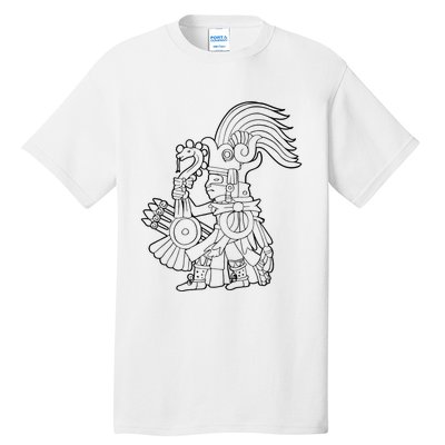 Huitzilopochtli Aztec God Aztec Mythology Mayan Sun War God Tall T-Shirt