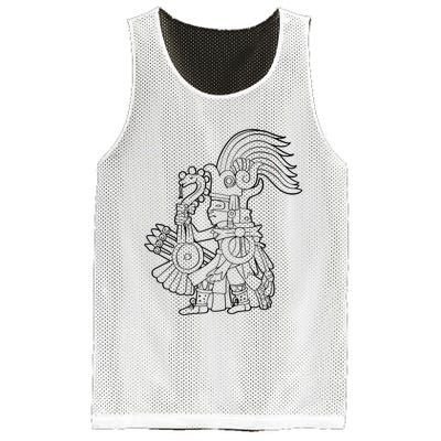 Huitzilopochtli Aztec God Aztec Mythology Mayan Sun War God Mesh Reversible Basketball Jersey Tank