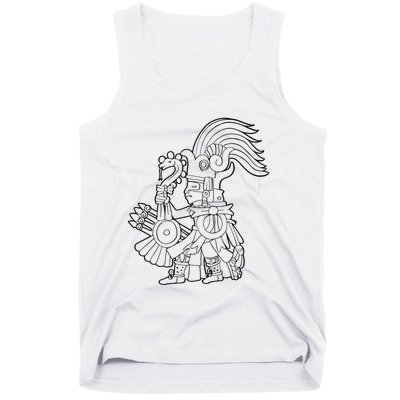 Huitzilopochtli Aztec God Aztec Mythology Mayan Sun War God Tank Top