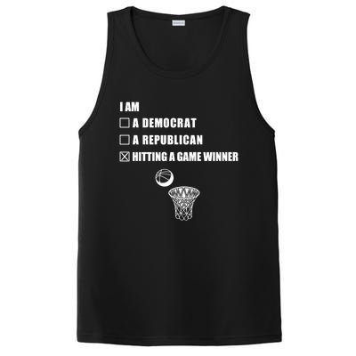 Hitting A Game Winner Gift Player Hoops Streetball Basketball Gift PosiCharge Competitor Tank