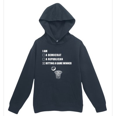 Hitting A Game Winner Gift Player Hoops Streetball Basketball Gift Urban Pullover Hoodie