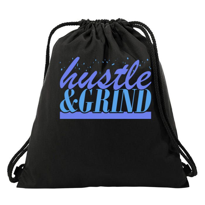 Hustle And Grind Drawstring Bag