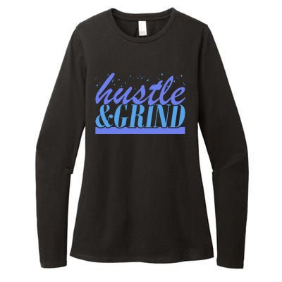 Hustle And Grind Womens CVC Long Sleeve Shirt