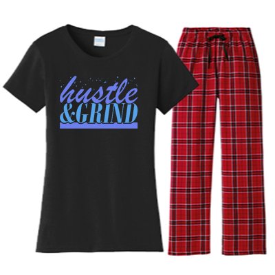 Hustle And Grind Women's Flannel Pajama Set