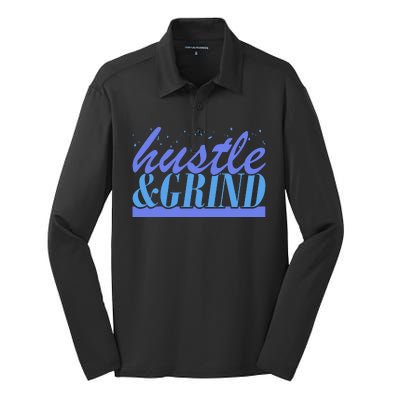 Hustle And Grind Silk Touch Performance Long Sleeve Polo