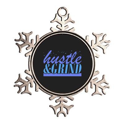 Hustle And Grind Metallic Star Ornament