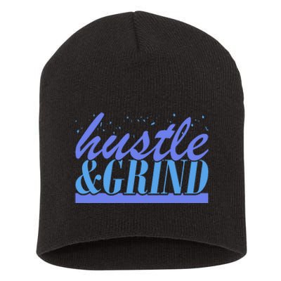 Hustle And Grind Short Acrylic Beanie