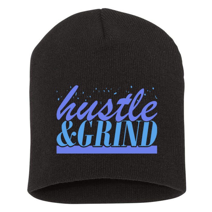 Hustle And Grind Short Acrylic Beanie