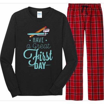 Have A Great First Day Back To School Long Sleeve Pajama Set