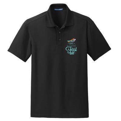 Have A Great First Day Back To School Dry Zone Grid Polo