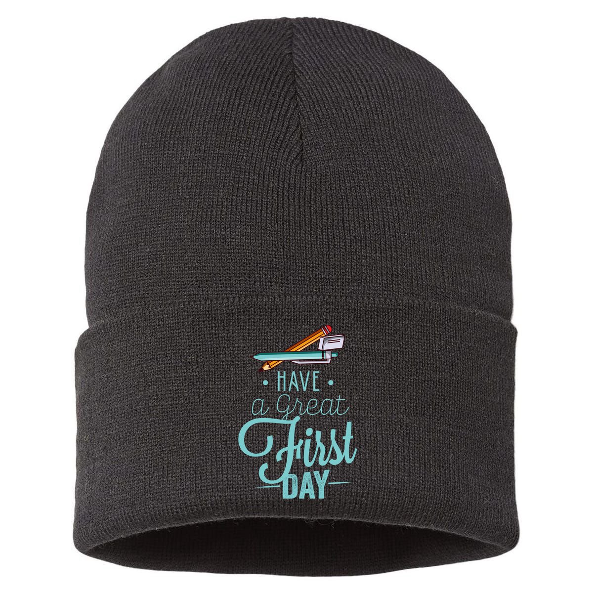 Have A Great First Day Back To School Sustainable Knit Beanie