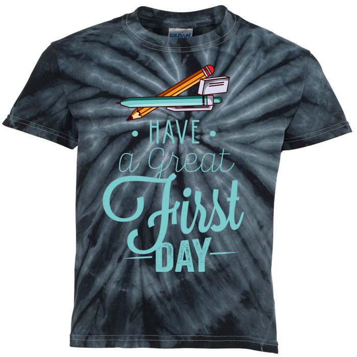 Have A Great First Day Back To School Kids Tie-Dye T-Shirt