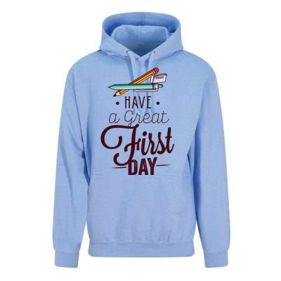 Have A Great First Day Back To School Unisex Surf Hoodie