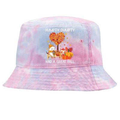 Had A Great Fall Happy Fall Yall Tie-Dyed Bucket Hat