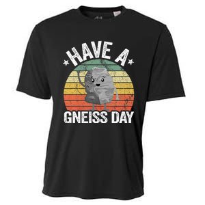 Have A Gneiss Day Geology Pun Rock Collector Geologist Cooling Performance Crew T-Shirt