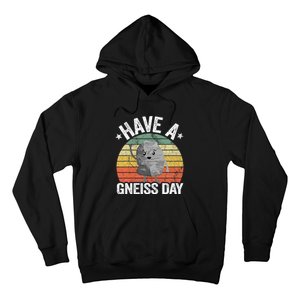 Have A Gneiss Day Geology Pun Rock Collector Geologist Hoodie