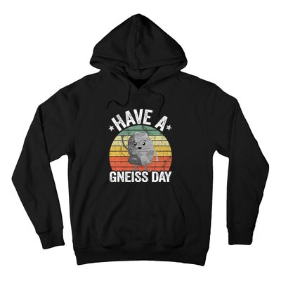 Have A Gneiss Day Geology Pun Rock Collector Geologist Hoodie