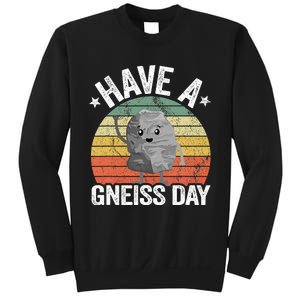 Have A Gneiss Day Geology Pun Rock Collector Geologist Sweatshirt