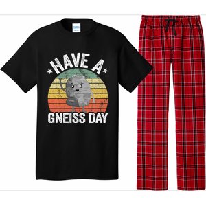 Have A Gneiss Day Geology Pun Rock Collector Geologist Pajama Set