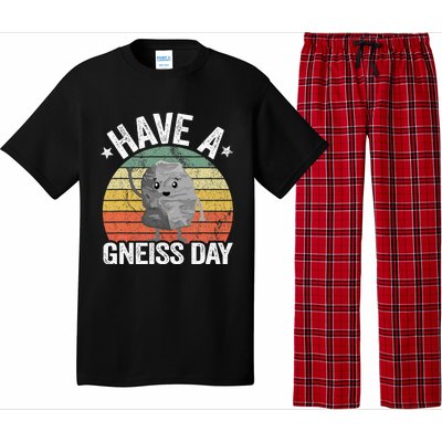 Have A Gneiss Day Geology Pun Rock Collector Geologist Pajama Set