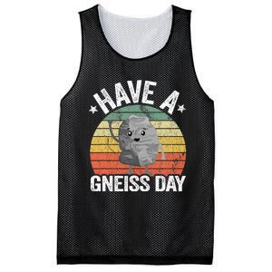 Have A Gneiss Day Geology Pun Rock Collector Geologist Mesh Reversible Basketball Jersey Tank