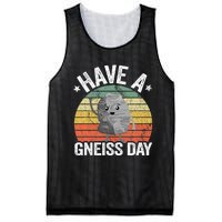 Have A Gneiss Day Geology Pun Rock Collector Geologist Mesh Reversible Basketball Jersey Tank