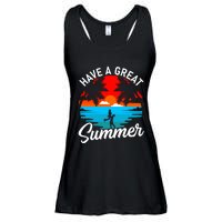 Have A Great Summer Funny Seasonal Graphic Ladies Essential Flowy Tank