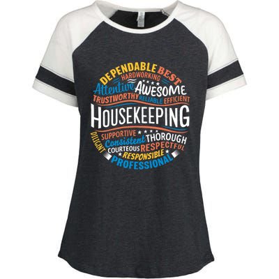 Housekeeping Appreciation Gifts Environmental Services Week Enza Ladies Jersey Colorblock Tee