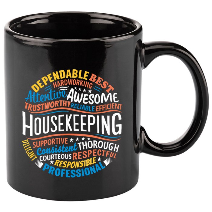 Housekeeping Appreciation Gifts Environmental Services Week 11oz C Handle Ceramic Mug