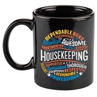 Housekeeping Appreciation Gifts Environmental Services Week 11oz C Handle Ceramic Mug