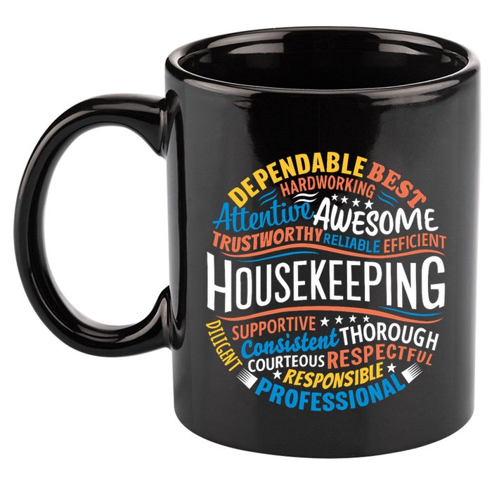 Housekeeping Appreciation Gifts Environmental Services Week 11oz C Handle Ceramic Mug