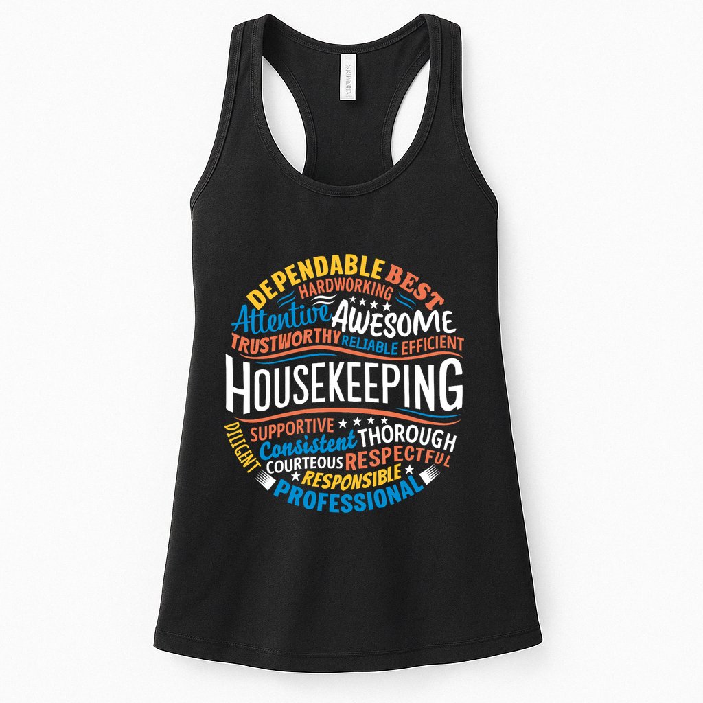 Housekeeping Appreciation Gifts Environmental Services Week Womens Tank Top
