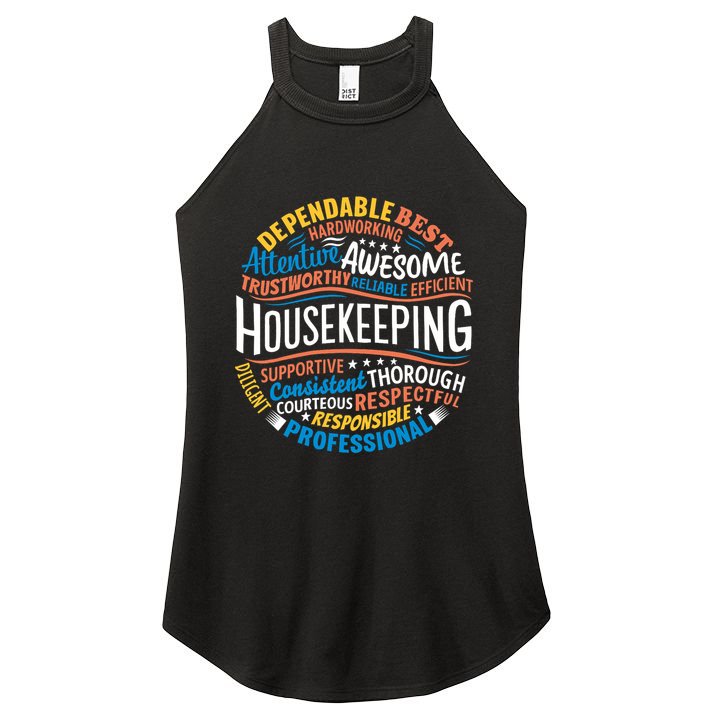 Housekeeping Appreciation Gifts Environmental Services Week Women's Perfect Tri Rocker Tank
