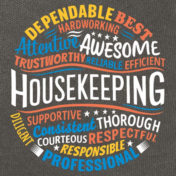 Housekeeping Appreciation Gifts Environmental Services Week Cotton Canvas Backpack