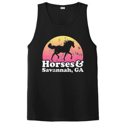 Horse and Georgia  or Horses Savannah PosiCharge Competitor Tank