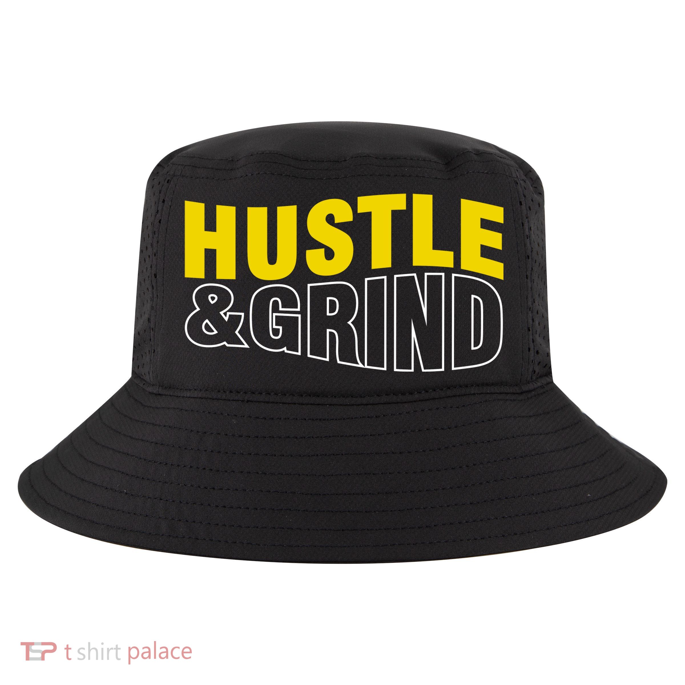 Hustle And Grind Cool Comfort Performance Bucket Hat