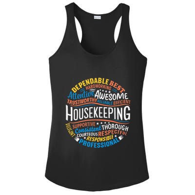 Housekeeping Appreciation Gifts Environmental Services Week Gift Ladies PosiCharge Competitor Racerback Tank
