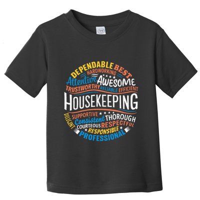 Housekeeping Appreciation Gifts Environmental Services Week Gift Toddler T-Shirt